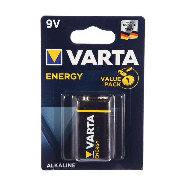 Varta ENERGY 9 V, Alcalino, 9 V, Blu, 1 pezzo(i)