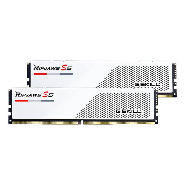 G.Skill Ripjaws S5 F5-6000J3036F48GX2-RS5W, 96 GB, 2 x 48 GB, DDR5, 6000 MHz, 288-pin DIMM