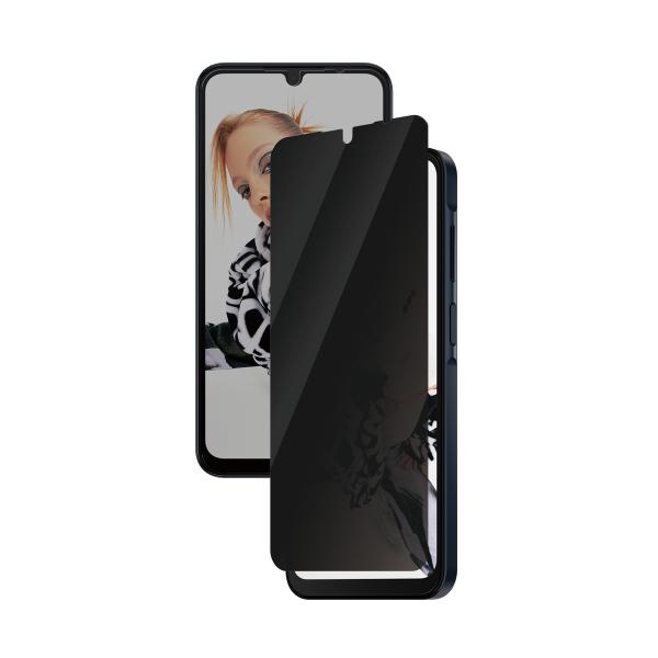 PanzerGlass SAFE. by ® Privacy Displayschutz Samsung Galaxy A26 5G § Ultra-Wide Fit, Samsung, Samsung - Galaxy A26 5G, Trockene Anwendung, Kratzresistent, Schockresistent, Transparent, 1 Stück(e)