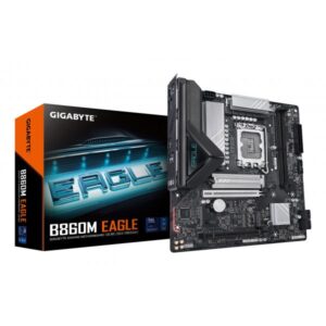Gigabyte B860M EAGLE - scheda madre - micro ATX - presa LGA1851 - chipset B860 - USB 3.2 Gen 1, USB-C 3.2 Gen 1 - 2.5 Gigabit LAN - grafica integrata (CPU richiesta)