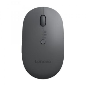 Lenovo Multi-Device - X9 Edition - Maus - rechts- und linkshändig - optisch - 4 Tasten - kabellos - 2.4 GHz, Bluetooth 5.0 - USB-C Wireless-Empfänger - Donnergrau (oben)
