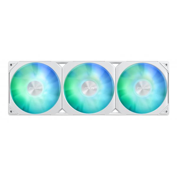 ASUS Prime LC 360 ARGB - White Edition - Prozessor-Flüssigkeitskühlsystem - Kühlergröße: 360 mm - (für: AM4, AM5, LGA1851, LGA1700, LGA1200, LGA115x Socket)