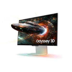 Samsung 27" Odyssey 3D (G90XF) 4K 165 Hz Gaming Monitor, 68,6 cm (27"), 2160 x 3840 Pixel, 4K Ultra HD, LED, 1 ms, Silber