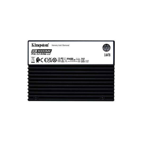 Kingston DC3000ME - SSD - Enterprise - verschlüsselt - 3.84 TB - intern - 2.5" (6.4 cm)