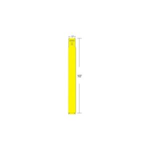 Zebra Z-Band Fun - Giallo - 25,4 x 254 mm 1400 etichetta(e) (4 rotolo(i)