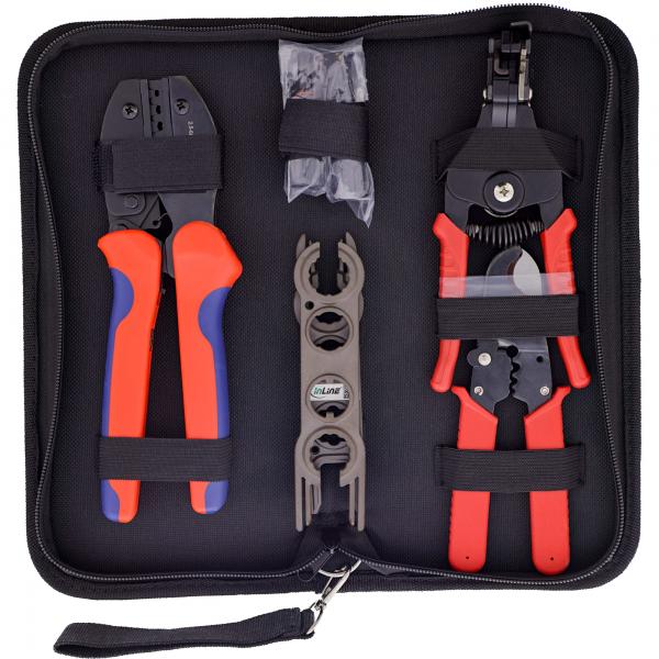 InLine Solar Photovoltaik Werkzeugset - MC4 - Tasche - 6mm²