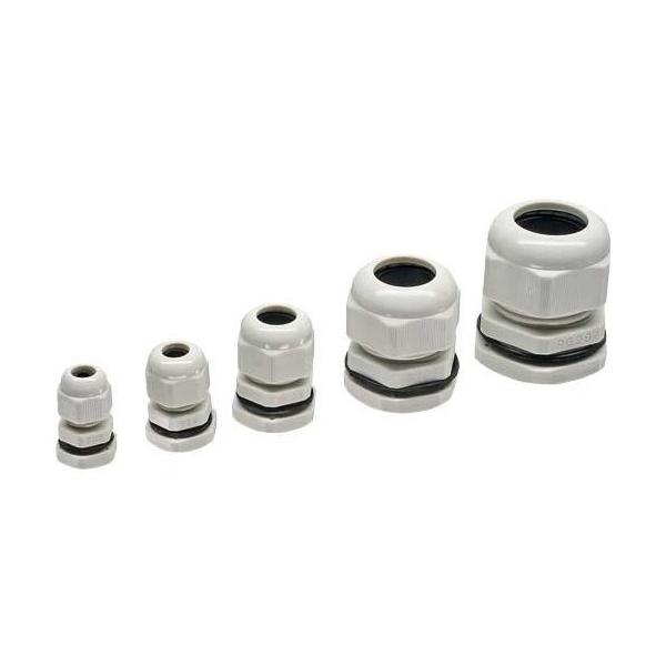 Pressacavo InLine PG 7 nylon IP68 3,5-6mm - grigio - 10 pezzi