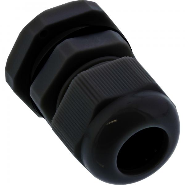 Pressacavo InLine PG 7 nylon IP68 3,5-6mm - nero - 10 pezzi