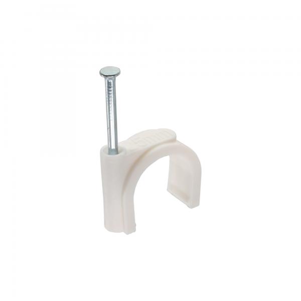 Pressacavo InLine rotondo 8 mm - bianco - 100 pezzi