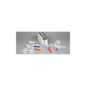 Zebra Z-Band Direct - Polipropilene (PP) - adesivo acrilico permanente - perforato - 6 mil - tastatore rosso, nero - 25,4 x 279,4 mm 1200 pz. (6 rotoli)