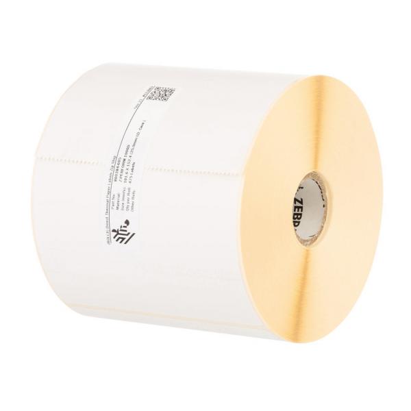 Zebra Z-Perform 1000D - Adesivo acrilico permanente - non rivestito - perforato - 6,3 mil - A5 (148 x 210 mm)