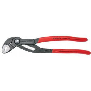 KNIPEX 87 01 250, pinza per linguette e scanalature, plastica, rossa, 250 mm, 335 g