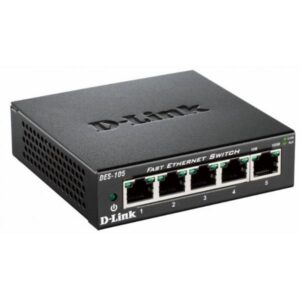 D-Link DES 105 - Switch - 5 x 10/100 - Desktop