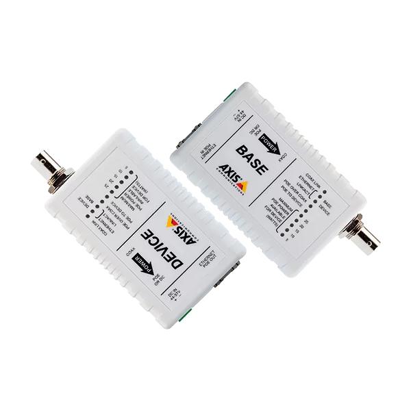 Adattatore Ethernet su coassiale Axis T8640 PoE+ - Convertitore multimediale - LAN da 100 Mb - su coassiale - 10Base-T, 100Base-TX - RJ-45 / BNC (confezione da 2)