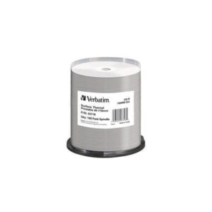 Verbatim 100 x CD-R - 700 MB 52x - ampia superficie stampabile, area stampabile per ritrasferimento termico