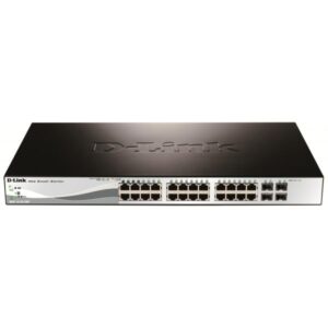 D-Link Web Smart DGS-1210-28P - Switch - L3 - gestito - 24 x 10/100/1000 (PoE)