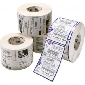 Zebra Z-Select 2000T - Opaco - adesivo acrilico permanente - rivestito - perforato - 102 x 38 mm 16900 etichetta(e) (4 rotolo(i)