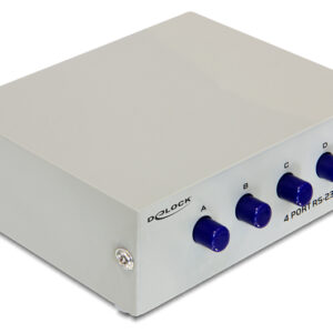Delock Manuale dello switch seriale RS-232 a 4 porte - Switch