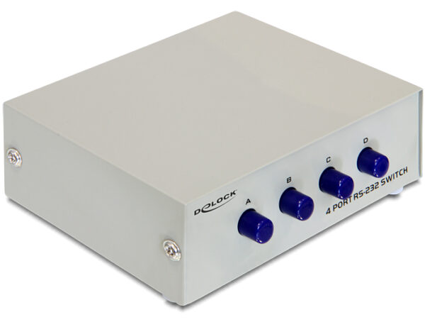 Delock Manuale dello switch seriale RS-232 a 4 porte - Switch