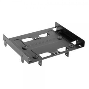 Sharkoon 5,25quot; BayExtension - Adattatore per vano unità - 5,25" fino a 3,5quot; / 2,5quot; (da 13,3 cm a 8,9/6,4 cm)