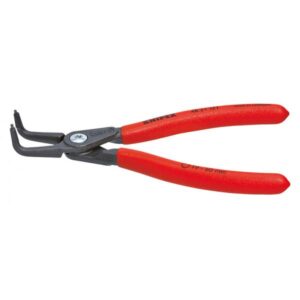 KNIPEX 48 21 J01, Sicherungsringzange, Stoßfest, Dielektrisch, Chrom-Vanadium-Stahl, Kunststoff, Rot, 130 mm