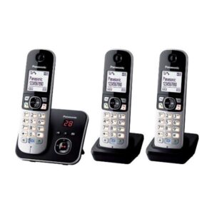 Panasonic KX-TG6823 - telefono cordless - segreteria telefonica con visualizzazione del numero del chiamante