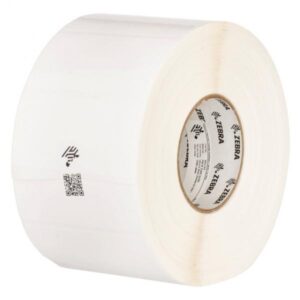 Zebra PolyO 3100T - Polyolefin - halbglänzend - permanenter Klebstoff - Satin White - 102 x 152 mm 3800 Etikett(en) (4 Rolle(n)