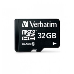 Scheda di memoria flash Verbatim (adattatore microSDHC/SD incluso)