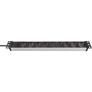 Brennenstuhl Premium-Alu-Line - presa multipla (rack - installabile)