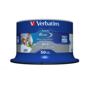 Verbatim DataLife - 50 x BD-R - 25 GB 6x - superficie stampabile con stampante a getto d'inchiostro