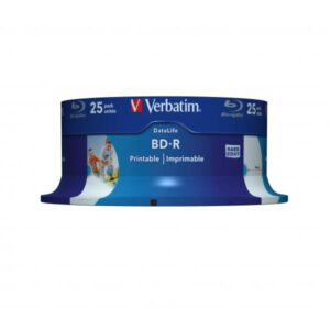 Verbatim DataLife - 25 x BD-R - 25 GB 6x - superficie stampabile con stampante a getto d'inchiostro