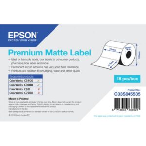 Epson Premium - Opaco - 76 x 127 mm 265 etichetta(e) (1 rotolo(i)