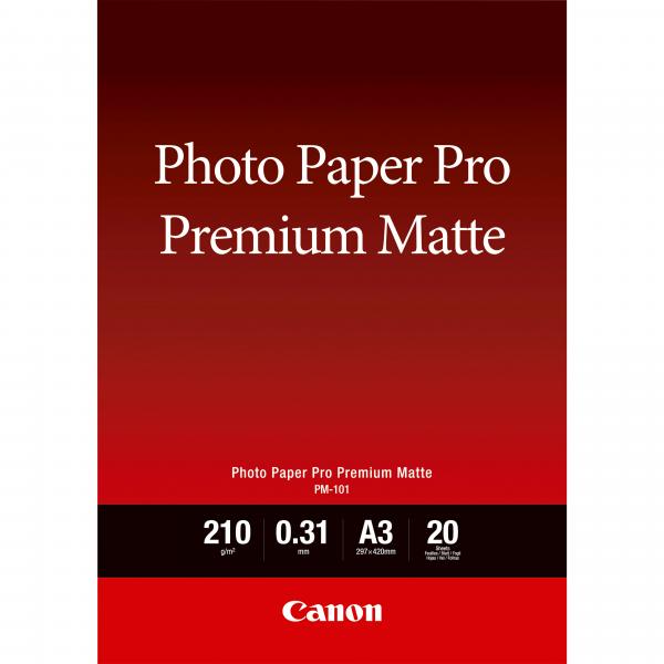 Canon Pro Premium PM-101 - Glatt matt - 310 Mikron - A3 (297 x 420 mm)