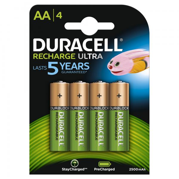 Duracell PreCharged - Batteria 4 x tipo AA - NiMH - (ricaricabile)