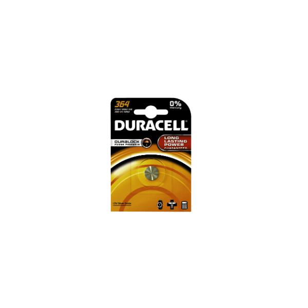 Orologio Duracell 364 - Batteria SR60 - Ossido d'argento
