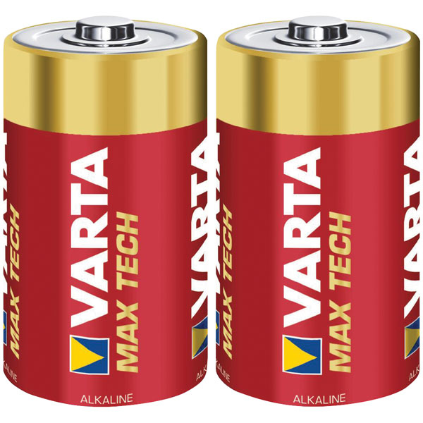 Varta Longlife Max Power - Batteria 2 x C - Alcalina