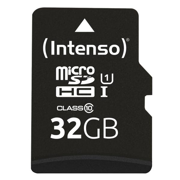 Intenso Premium - Scheda di memoria flash (adattatore microSDHC/SD incluso)