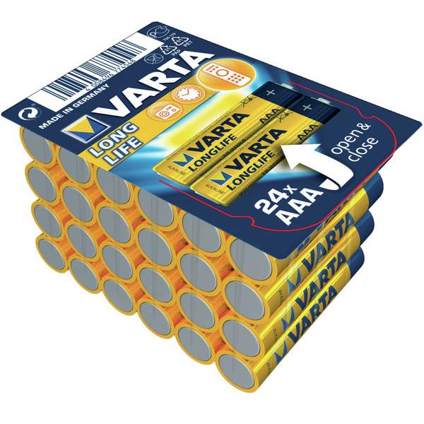 Varta Longlife 4103 - Batteria 24 x AAA - Alcalina