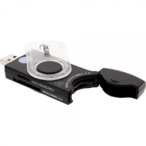 Lettore di schede mobile InLine USB 3.0 con 2 unità - per SD - SDHC - SDXC - microSD