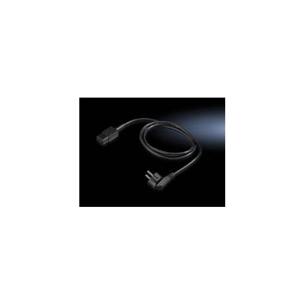 Rittal DK - cavo di alimentazione - CEE 7/4 (M) angolato fino a IEC 60320 C19 16A