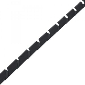 Nastro a spirale InLine 10 m - nero - 25 mm