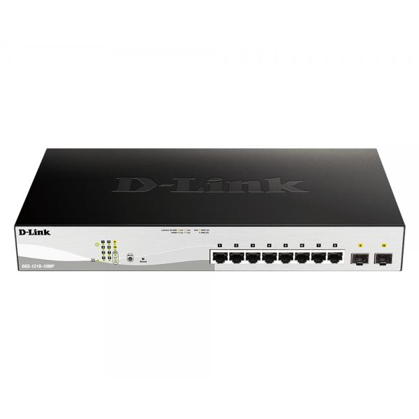 D-Link DGS 1210-10MP - Switch - L2+ - Intelligente - 8 x 10/100/1000 (PoE+)