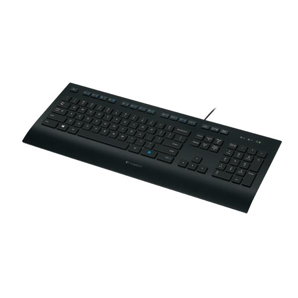 Logitech Corded K280e - Tastiera - USB - Nordica