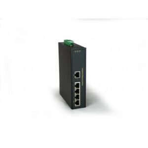 LevelOne IFS-0501 - Switch - 5 x 10/100 - Montabile su guida DIN, su scrivania, montabile a parete