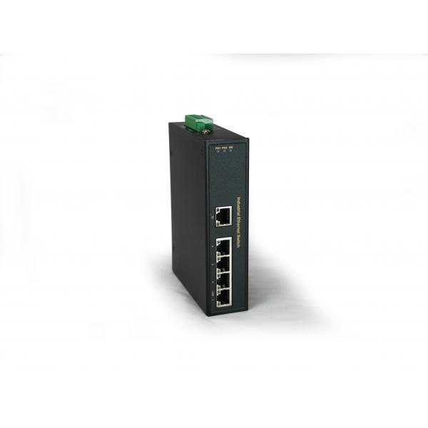 LevelOne IFS-0501 - Switch - 5 x 10/100 - Montabile su guida DIN, su scrivania, montabile a parete