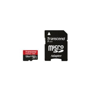 Scheda di memoria flash Transcend Premium (adattatore da microSDXC a SD incluso)