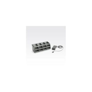 Kit caricabatteria Zebra a 8 slot: alimentatore e