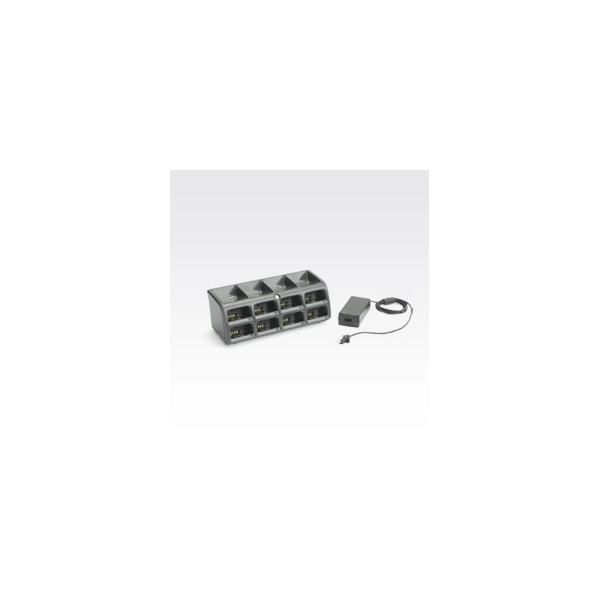 Kit caricabatteria Zebra a 8 slot: alimentatore e
