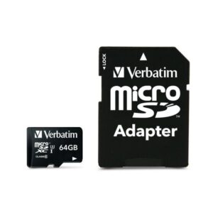 Verbatim PRO - Scheda di memoria flash (adattatore SD incluso)