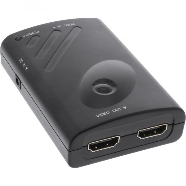 Splitter/distributore InLine Displayport a 2x HDMI - FullHD - con funzione video wall